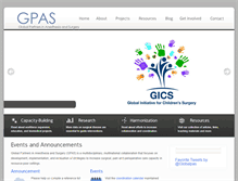 Tablet Screenshot of globalpas.org